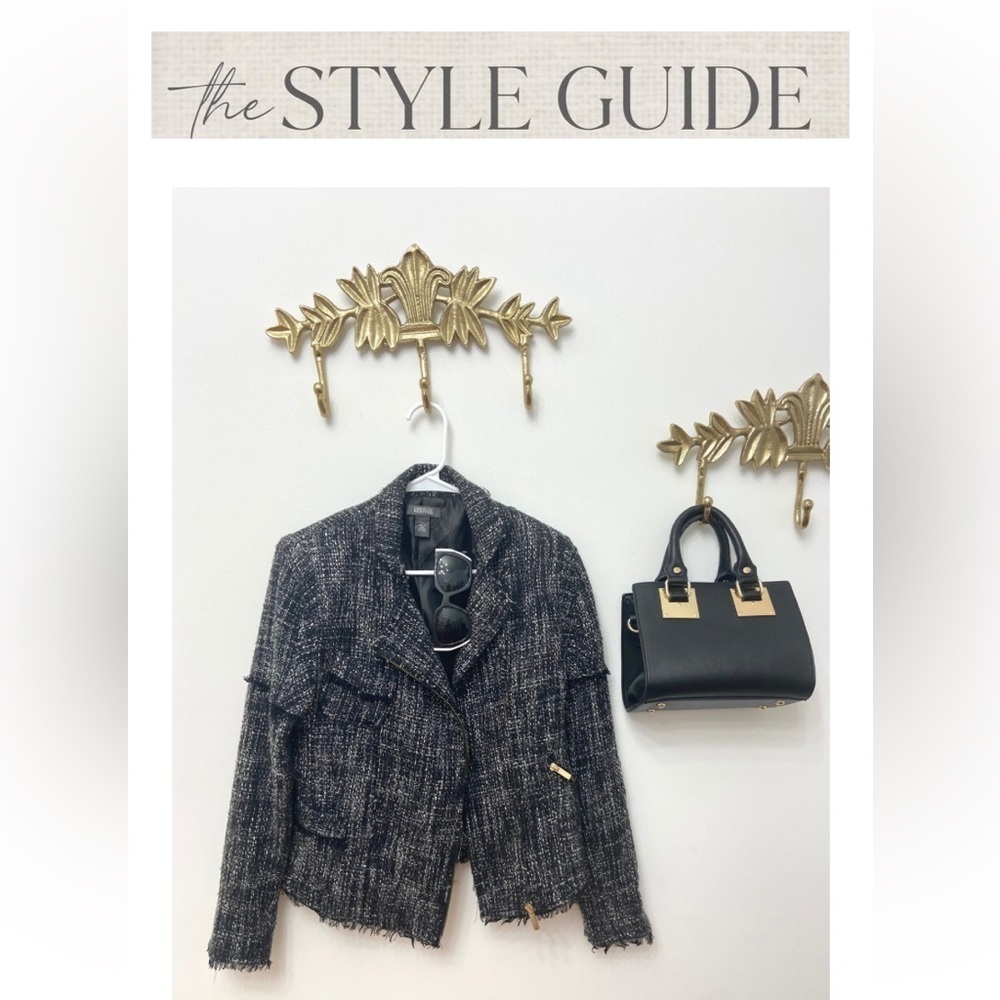 🍇Chic Boutique Tweed jacket S🍇